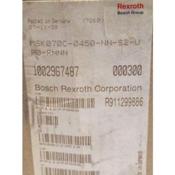 Origin BOSCH REXROTH MSK070C-0450-NN-S2-UPO-RNNN SERVO MOTOR MSK070C0450NNS2UPORNNN