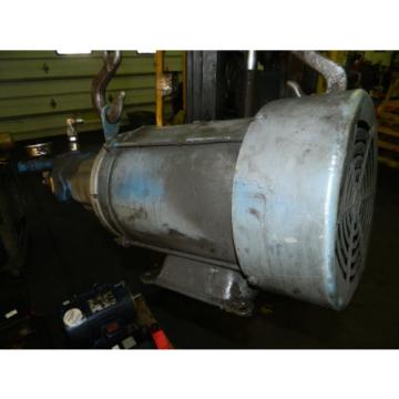 10 HP AC Motor w/ Vickers Hydraulic Pump, VQ10-A2R-SE15-20-C21-12, Used