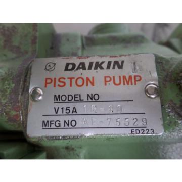 DAIKIN PUMP V15A1R-80 V15AIR-80 VI5AIR-80, M15A1-3-40 M15AI-3-40 MI5AI-3-40 John