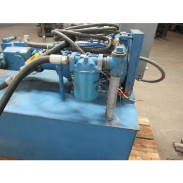 VICKERS PVQ63-C2R-FS1S-20-C21-11 20HP Hydraulic Power Unit 100 Gallon Tank