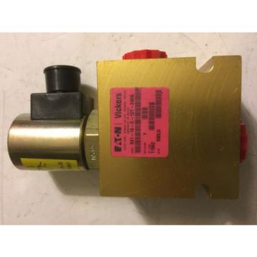 Origin EATON 20460A,ND0529 VICKERS SV1-16-C-12T-24DG HYDRAULIC SOLENOID VALVE,BOXYM