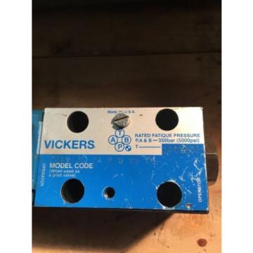 EATON VICKERS DG4V -3S -2A -M-U-B5-60 HYDRAULIC DIRECTIONAL CONTROL VALVE