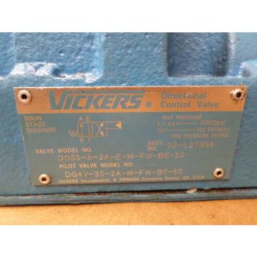 Vickers DG4V-3S-2A-M-FW-B5-60  w/ Directional Control Valve