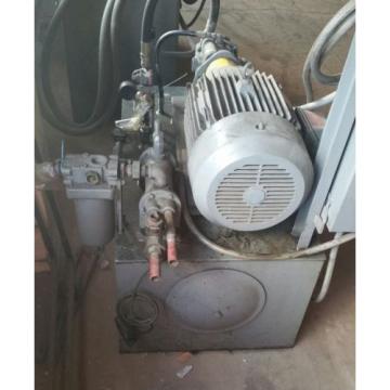 Vickers Hydraulic Power Unit 15 hp 80 gallon 3 phase