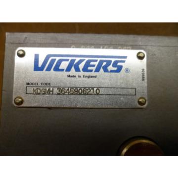 VICKERS KDGMH 3645906210 HYDRAULIC VALVE BODY STEEL NOS