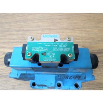 Vickers DG4V-3S-6C-M-FT/WL-B5-60 Solenoid/F3-DG5S-8-33C-T-M-FTWL-B5-30 Valve