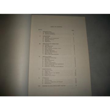 VICKERS HYDRAULICS CM11-21 DESIGN MULTIPLE UNIT VALVES SERVICE amp; PARTS MANUALS