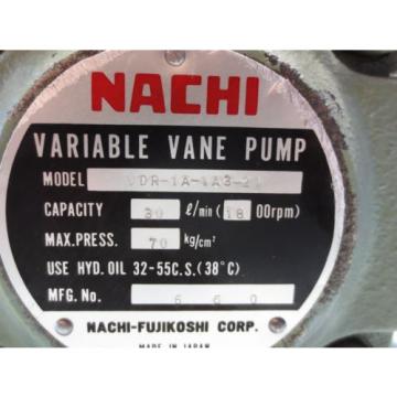 NACHI VARIABLE VANE PUMP VDR-1A-1A3-21