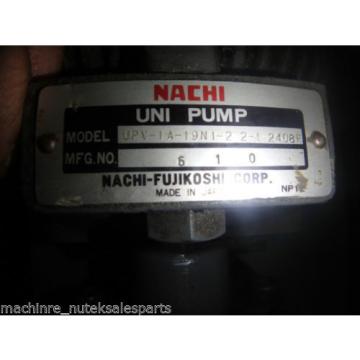 Nachi Piston Pump PVS-1B-19N1-2408F_UPV-1A-19N1-22-4-2408F_LTIS70-NR