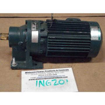 Sumitomo Cyclo gearmotor CNHM-1H-4100Y-6, 292 rpm, 6:1, 15hp, 230/460, inline