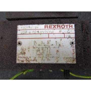 REXROTH ZDR-6 DP1-41/75YM REGULATOR VALVE ZDR6DP14175YM  INDEX V200 CNC