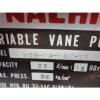 NACHI VARIABLE VANE PUMP VDR-1A-1A2-11