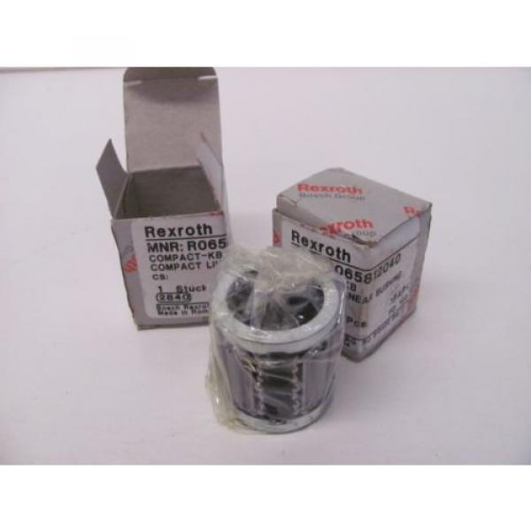 LOT OF 2 REXROTH R065812040 COMPACT LINEAR BUSHING NIB #1 image