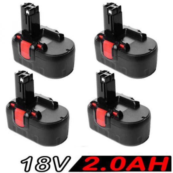 4x 18V 2.0AH Battery For Bosch BAT025 BAT160 2607335536 2607335278 PSR 18VE #1 image