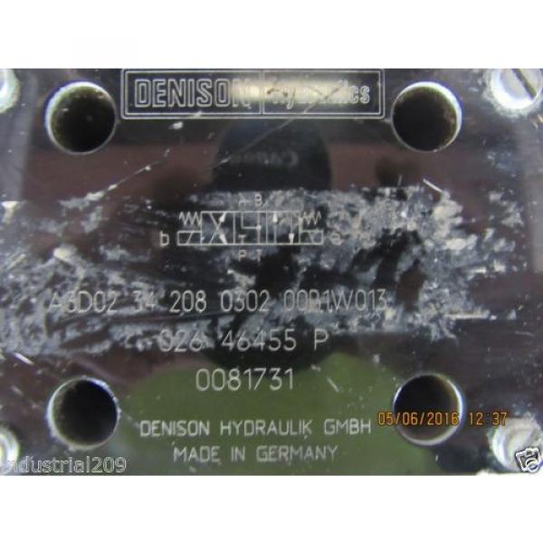 DENISON HYDRAULIC VALVE A3D02342080302 00B1W013 Origin #6 image