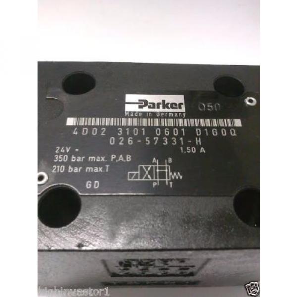 PARKER DIRECTIONAL/FLOW CONTROL VALVE Denison 4D02 3101 0601 C1G0Q #2 image