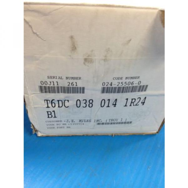 Origin PARKER DENISON HYDRAULICS T6DC-038-014-1R24-B1 DOUBLE VANE HYDRAULIC PUMP 1D #2 image