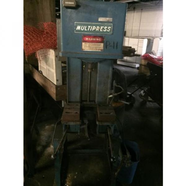 8 Ton Multi Press Model W4R80H Hydraulic C- Frame Press Denison #1 image