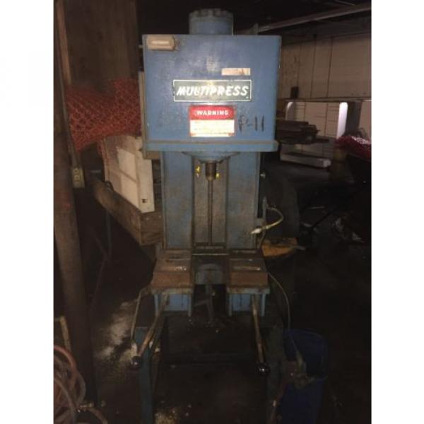 8 Ton Multi Press Model W4R80H Hydraulic C- Frame Press Denison #3 image