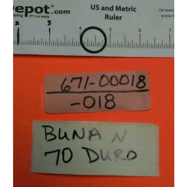 O-Rings -018 Buna N 70 Duro Denison p/n 671-00018, 100pk #1 image