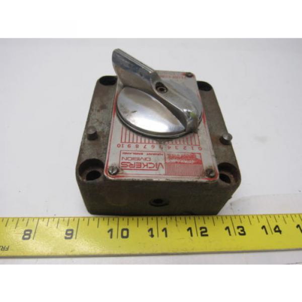 Vickers FG 02 750 11 UG Hydraulic Flow Control Valve #3 image