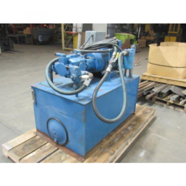 VICKERS PVQ63-C2R-FS1S-20-C21-11 20HP Hydraulic Power Unit 100 Gallon Tank #3 image