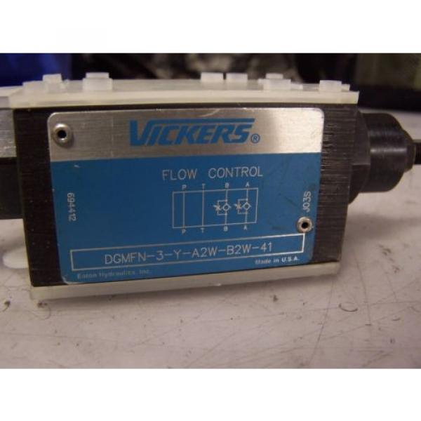 Origin VICKERS DGFMN-3-Y-A2W-B2W-41 HYDRAULIC FLOW CONTROL VALVE #6 image