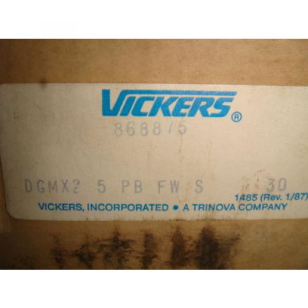 Origin VICKERS SYSTEM STAK PRESSUE REDUCING HYDRAULIC VALVE DGMX2-5-PB-FW-S-30, NIB #5 image