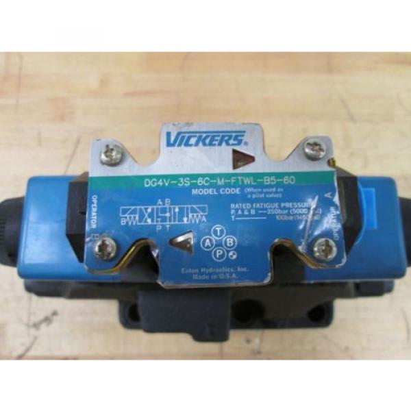 VICKERS SOLENOID DIRECTIONAL CONTROL VALVE; P/N: DG4V-3S-6C-M-FTWL-B5-60 ~Origin~ #6 image