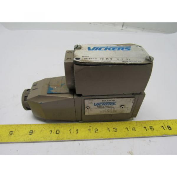 Vickers DG4V-3-7A-M-W-B-7-30 Hydraulic Solenoid Valve 110V Coil 3000PSI #1 image