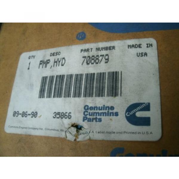 CUMMINS VICKERS HYDRAULIC PUMP MOTOR DIESEL MARINE 708879 MADE IN USA Origin #2 image