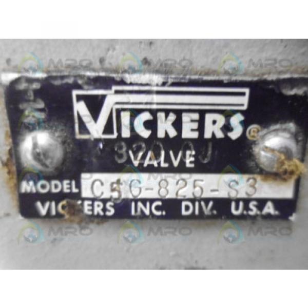 VICKERS C5G825S3 HYDRAULIC CHECK VALVE USED #4 image