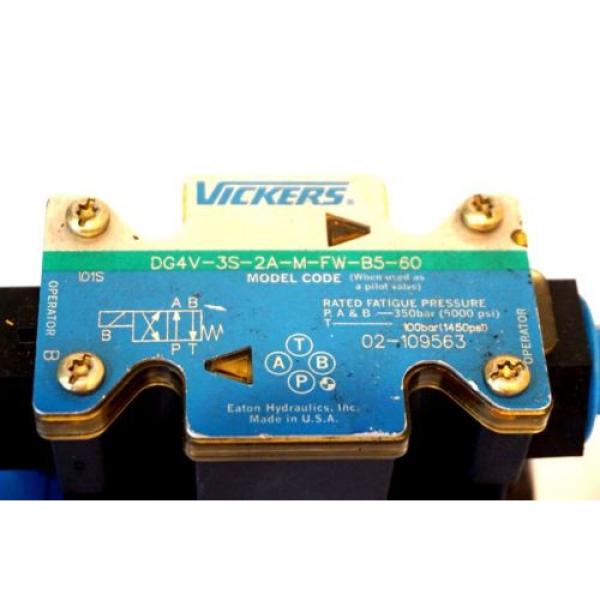 Origin VICKERS DG4V-3S-2A-M-FW-B5-60 DIRECTIONAL CONTROL VALVE DG4V3S2AMFWB560 #2 image