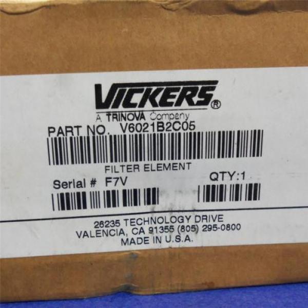 VICKERS 8#034;OAL, FILTER ELEMENT V6021B2C05 Origin #2 image