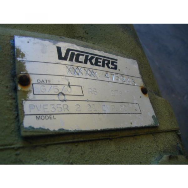 PVE35R 2 21 CVP 20 Vickers Hydraulic Pump with a 40 hp Motor #6 image