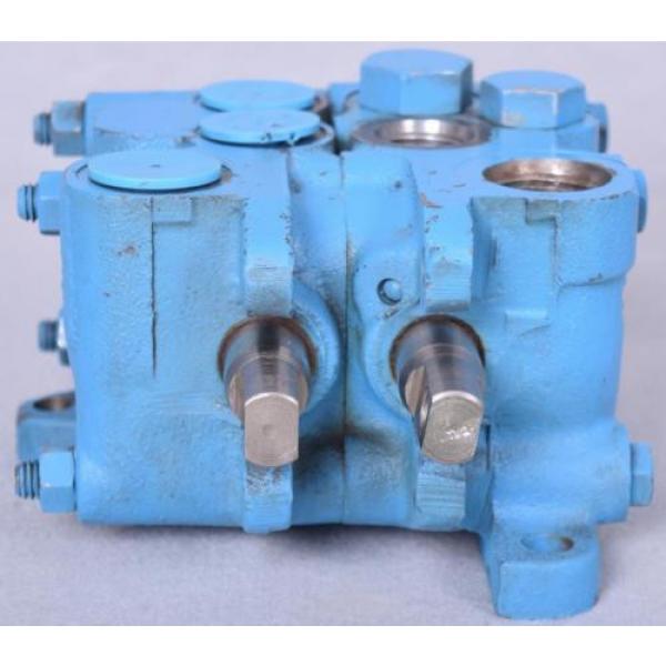 Vickers Double Spool Hydraulic Valve Working PN 222627 Blue FREE SHIPPING #5 image