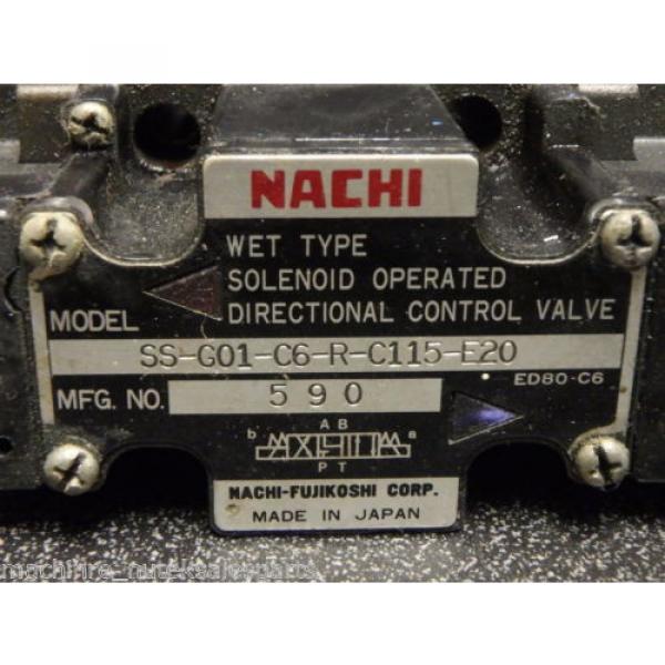 NACHI DIRECTIONAL CONTROL VAVLE_SS-G01-C6-R-C115-E20_SSG01C6RC115E20 #7 image