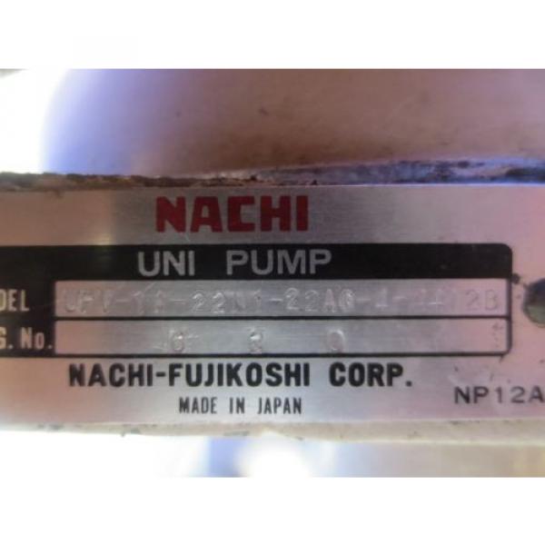 NACHI HYDRAULIC MOTOR PUMP LTIS90-NR PVS-1B-22N1-U-11 UPV-1A-22N1-22AG-4-4412B #7 image