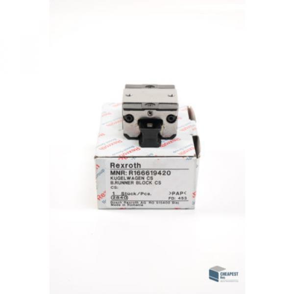 Rexroth R166619420 Kugelwagen Führungswagen Rollenschienenführung Linear Bearing #2 image