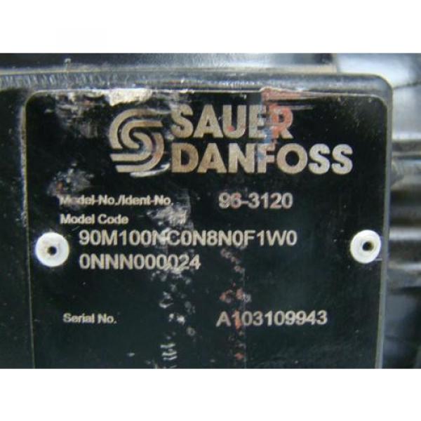 SAUER DANFOSS AXIAL PISTON HYDRAULIC MOTOR 1.72 SHAFT 90M100NC0N8N0F1 #5 image