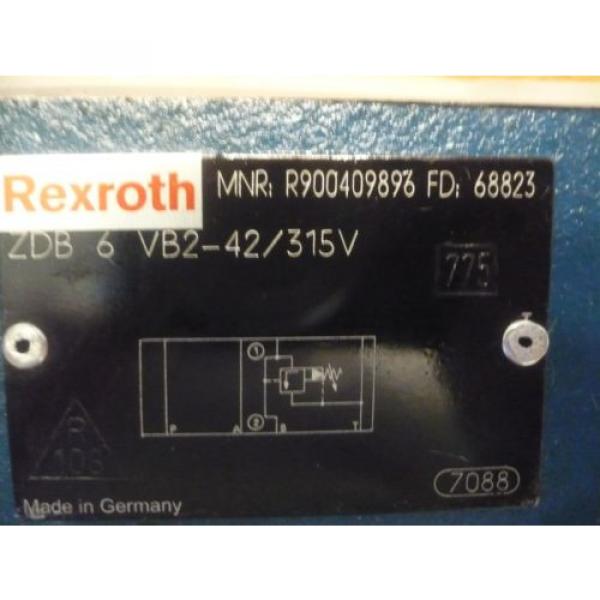 origin Rexroth R900409896 ZDB 6 VB2-42/315V ZDB6VB2-42/315V Valve #3 image